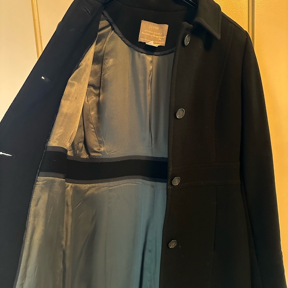 Jcrew wool Thinsulate long coat 4tall. Classic lady day coat - Picture 5 of 12